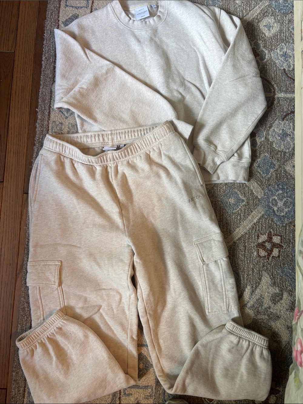 Aritzia sweatshirt and sweatpants set